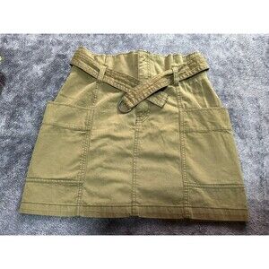 Wild Fable Green Cargo Mini Skirt Size M